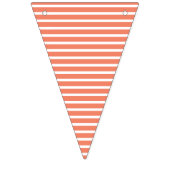 Koraal Polka Dot Kleine Meisje Verjaardag Vlaggetjes (Tweede vlag)