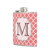 Koraal Quaterfoil Latti Monogram Whiskey Flask Heupfles (Links)