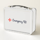 Koraal Rode Kruis Script Emergency Kit Medicine (Achterkant)