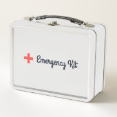 Koraal Rode Kruis Script Emergency Kit Medicine (Voorkant)