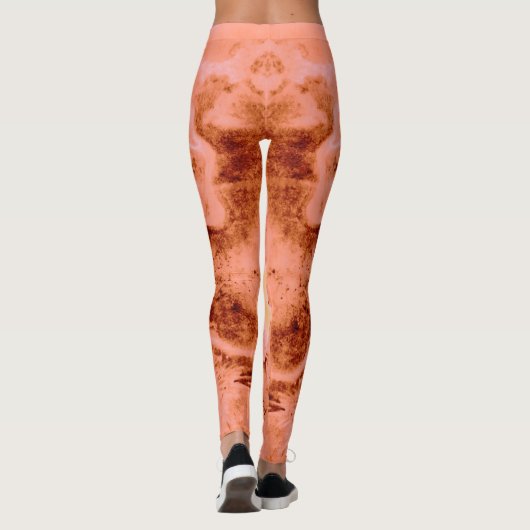 Koraal/Roest/Ember Dragon Leggings (Achterkant)
