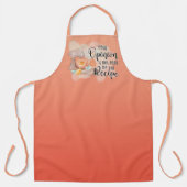 Koraal rood gradiënt Uw mening niet deel van Ontva Schort (Voorkant)