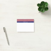Koraal Rood Marine 5c Marokkaans #5DS Marine Naam  Post-it® Notes (Kantoor)