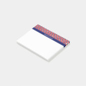 Koraal Rood Marine 5c Marokkaans #5DS Marine Naam  Post-it® Notes (Schuin)