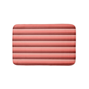 Koraal Rood Roze Strepen Badmat