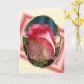  koraal Roos2 met dubbele kleuren - bij elke geleg Kaart (Gele Bloem)
