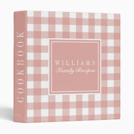 Koraal Roos Buffalo Pset Recipbook Cookbook 1" Multomap