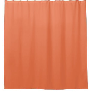 Koraal Roos Oranje Solid Color Print Douchegordijn