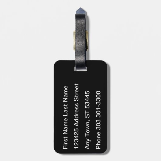 Koraal Roos | Personaliseren Bagagelabel (Achterkant verticaal)