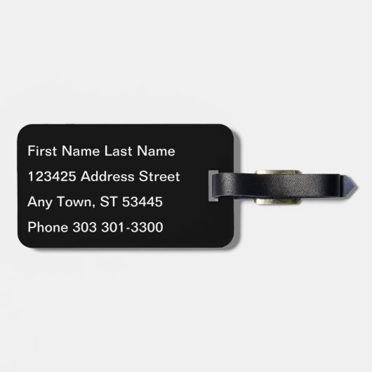 Koraal Roos | Personaliseren Bagagelabel (Achterkant horizontaal)