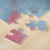 Koraal Roos Starburst Legpuzzel (Zijkant)