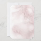 Koraal Roos Waterverf Pewter Willow Branch Save The Date (Achterkant)