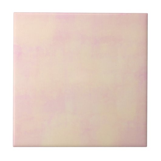 Koraal Roze Aardse Pasteltinten Tegeltje (Voorkant)