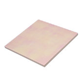 Koraal Roze Aardse Pasteltinten Tegeltje (Zijkant)