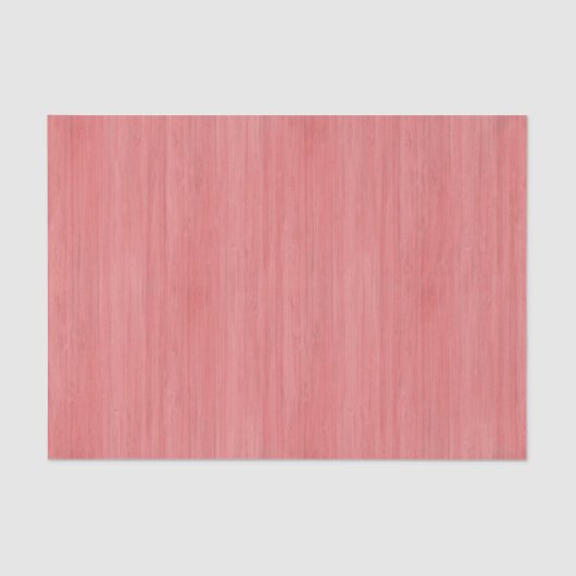 Koraal Roze Bamboe Hout Tissuepapier (Voorkant)