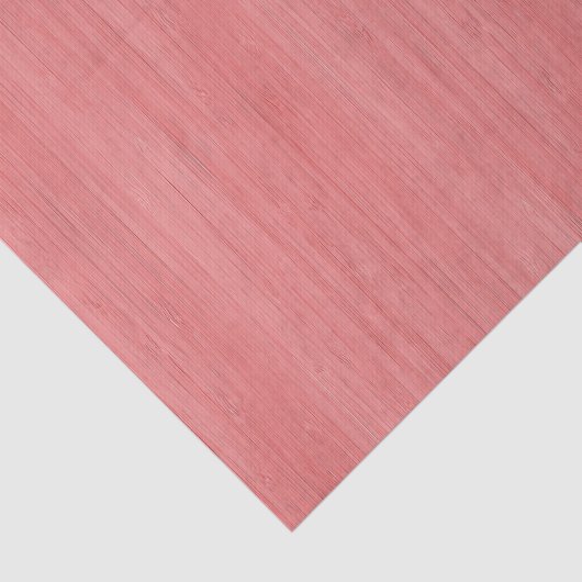 Koraal Roze Bamboe Hout Tissuepapier (Detail)