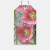 Koraal Roze Dank Labels Cadeaulabel (Achterkant)