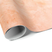 Koraal roze gouden glitters glazuur roze verjaarda cadeaupapier (Rol Hoek)