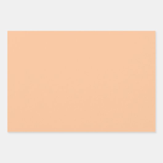 Koraal-roze Gouden Stevige kleur Inpakpapier Vel (Voorkant 2)