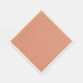 Koraal-roze Gouden Stevige kleur Servet (Hoek)