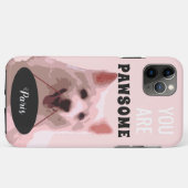 Koraal Roze Japans Spitz iPhone 11 Pro Max Hoesje (Achterkant (horizontaal))