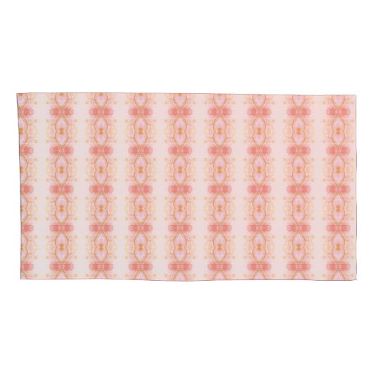 Koraal Roze Patroon PIllow Hoesjes Kussensloop (Achterkant-Rechts)