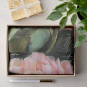 Koraal Roze Pioen Bloem Decoupage Tissuepapier (Geschenk)