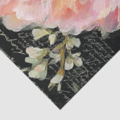Koraal Roze Pioen Bloem Decoupage Tissuepapier (Detail)
