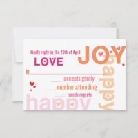 Koraal Roze Rood Bloemen Moderne Typografie