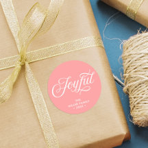 Koraal Roze Stijlvolle Cursieve Vrolijke Vakantie