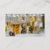 Koraal Roze Waterverf Iconen Voeg Logo en foto toe Visitekaartje (Achterkant)