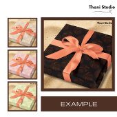 Koraal Roze Zomer Eenvoudig Gewoon Modern Elegant Satijnen Lint