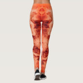 Koraal/Rust Dragon Leggings (Achterkant)