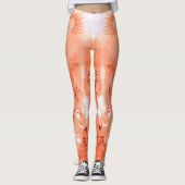 Koraal/Rust Dragon Leggings (Voorkant)