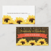 KORAAL RUSTIEKE ZONNEBLOEM ZITPLAATS KAART PLAATSKAARTJE (Voorkant / Achterkant)