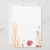 Koraal Schelpen Uitnodiging (Achterkant)