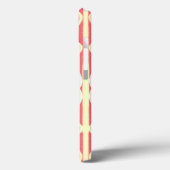 Koraal scrollwork patroon Hoesje-Mate iPhone case (Achterkant / Links)