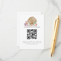 Koraal & Seashell strand bruiloft