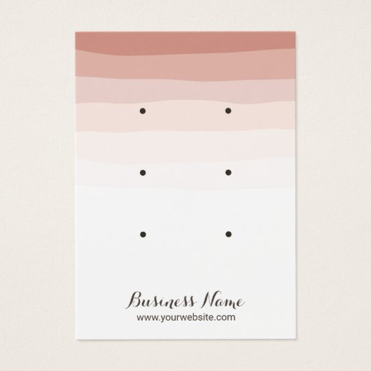 Koraal Shades 3 sets die een weergavehouder bezorg Visitekaartje (Voorkant)