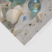 Koraal & Shell Display Pastelblauw Weefselpapier Tissuepapier (Detail)