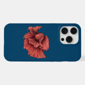 Koraal Siamese kempvis iPhone Hoesje (Achterkant horizontaal)
