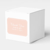 Koraal simpel Elegant Favor Boxes Bedankdoosjes (Voorkant Zijde)