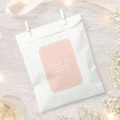 Koraal simpply Elegant Wedding Bedankzakje (Geknipt)