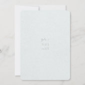 Koraal Sinaasappel Bladeren Dress Modern Vrijgezel Kaart (Achterkant)