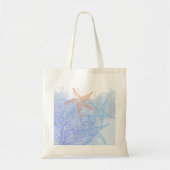Koraal/Starfish/Oranje/Blue/DIY welkomstzakken Tote Bag (Voorkant)