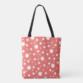 Koraal Stippenpatroon Tote Bag (Achterkant)