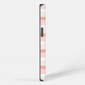 Koraal Stripe iPad-draagtas iPhone Hoesje (Rechterkant)
