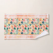 Koraal Striped Floral Bath Towel Set Bad Handdoek (Handdoek)