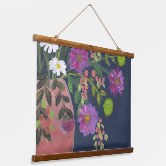 Koraal Tango muur opknoping Hangend Wandkleed (Gebogen)