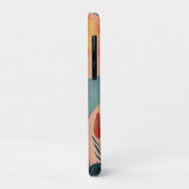Koraal Teal Tweelingzonnen Boho Berglandschap Case-Mate iPhone Case (Achterkant/links)